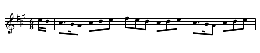 James O'Neill's Quickstep - staff notation