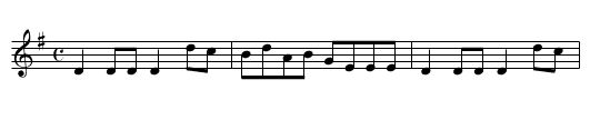 James' Reel,aka. JaW.346 - staff notation