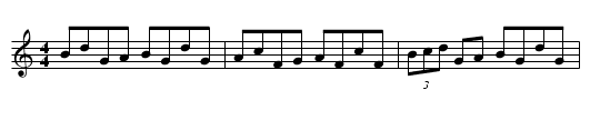 James Ryan's Favorite - staff notation