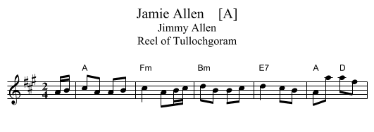 Jamie Allen    [A] - staff notation