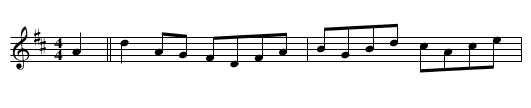 Jan Klaassen - staff notation