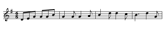Janet of Carterhaugh - staff notation