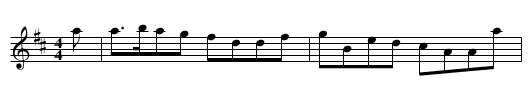 Janeys Babe - staff notation