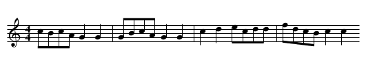 Jasio konie poil - staff notation