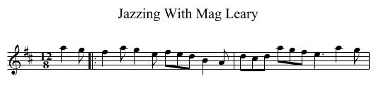 Jazzing With Mag Leary - staff notation