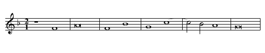 Je sey bien dire - staff notation