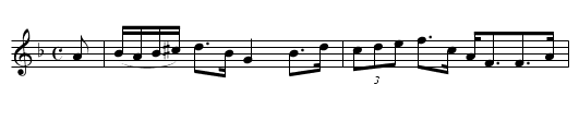 Jeanie Deans - staff notation
