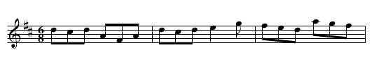 Jeanie's Blue E'en - staff notation