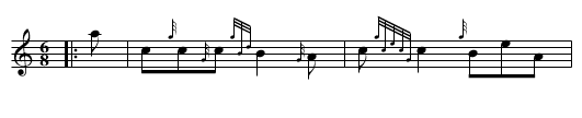 Jean's Fancy - staff notation