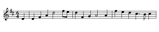 Jefferson and Liberty [2] - staff notation