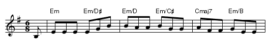 Jeg r&aring;de vil alle - staff notation