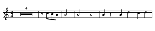 Jeitili - staff notation