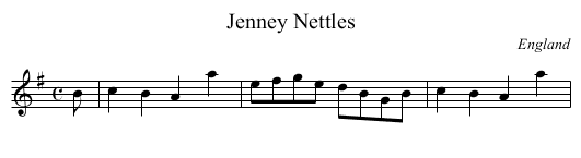 Jenney Nettles - staff notation
