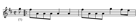 Jenny Bang the Weaver. JBut.577 - staff notation