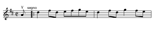 JENNY DANGED THE WEAVER -- REEL - staff notation