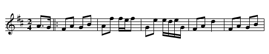 Jenny Lind - staff notation