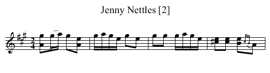 Jenny Nettles [2] - staff notation