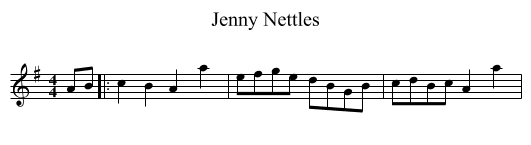 Jenny Nettles - staff notation