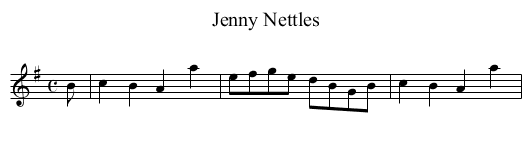 Jenny Nettles - staff notation