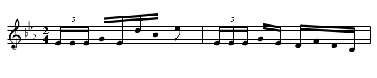 Jenny of the Green - staff notation