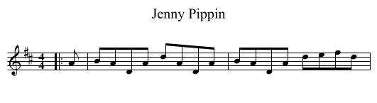 Jenny Pippin - staff notation