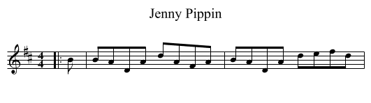 Jenny Pippin - staff notation
