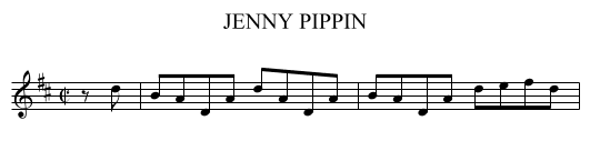 JENNY PIPPIN - staff notation