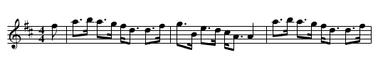 Jenny's Bawbee - staff notation