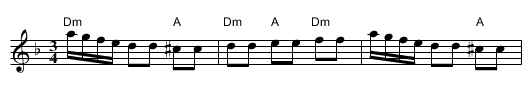 Jepuan Polska - staff notation