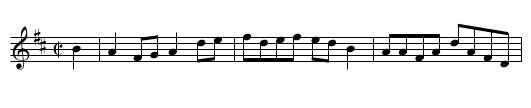 Jerome's Farewell To Gibraltar - staff notation