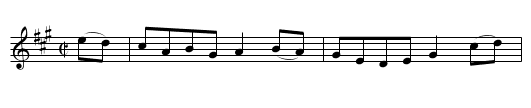 Jerry Daly's Hornpipe  (1st Setting) (hornpipe) 1590 - staff notation