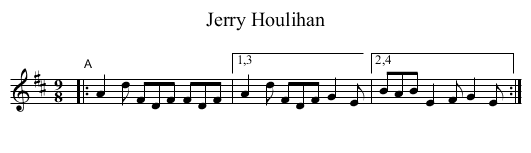 Jerry Houlihan - staff notation