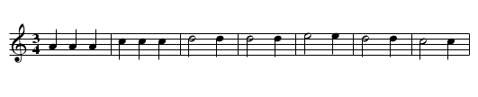 Jersey Devil - staff notation
