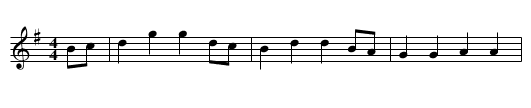 Jessie's Hornpipe - staff notation