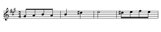 Jest tu taka nowina pani pana zabila - staff notation