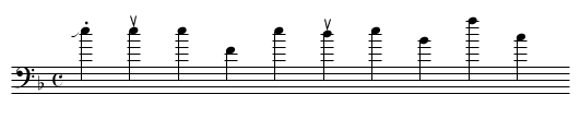 Jesu, meine Freude - staff notation