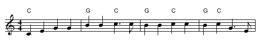Jesus Christ the Apple Tree - staff notation