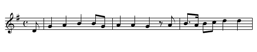 Jetzt kommt die fr&ouml;hliche Sommerzeit - staff notation
