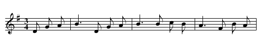 Jew From Spain - staff notation