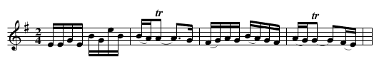 Jewish Freilakhs - staff notation
