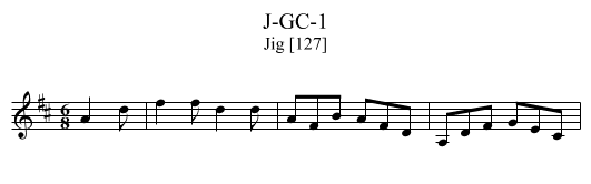 J-GC-1 - staff notation