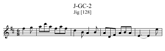 J-GC-2 - staff notation
