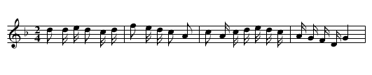 Jian lantan - staff notation