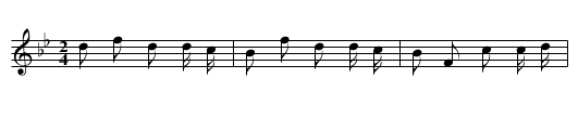 Jian shanyao diao - staff notation