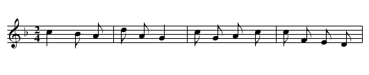 Jiaocheng shan - staff notation