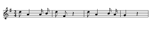 Jie hun - staff notation