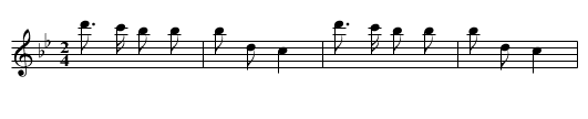 Jie shunshun - staff notation