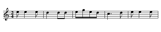 Jiejie meimei liang duo hua - staff notation