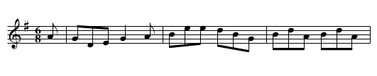 Jig [21] - staff notation