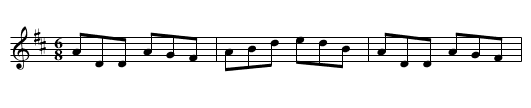 Jig  [46] - staff notation